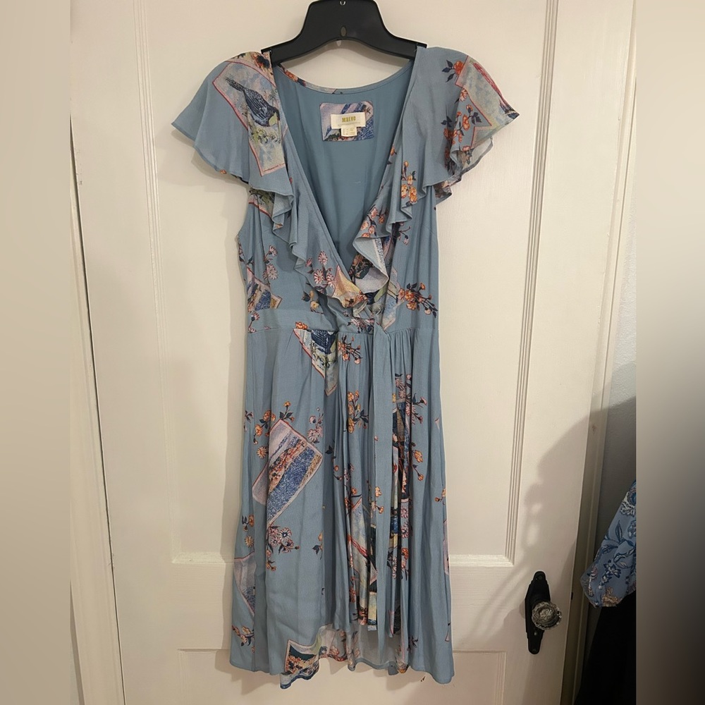 Mauve Size 4 dress. From Anthropologie.